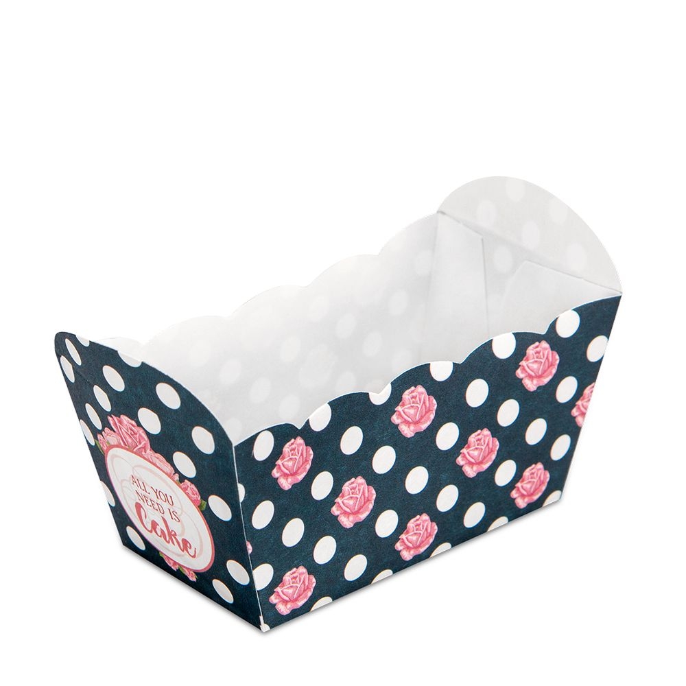 Städter - Paper baking pan - 7 x 4 x 4 cm - multi-coloured - 10 pieces