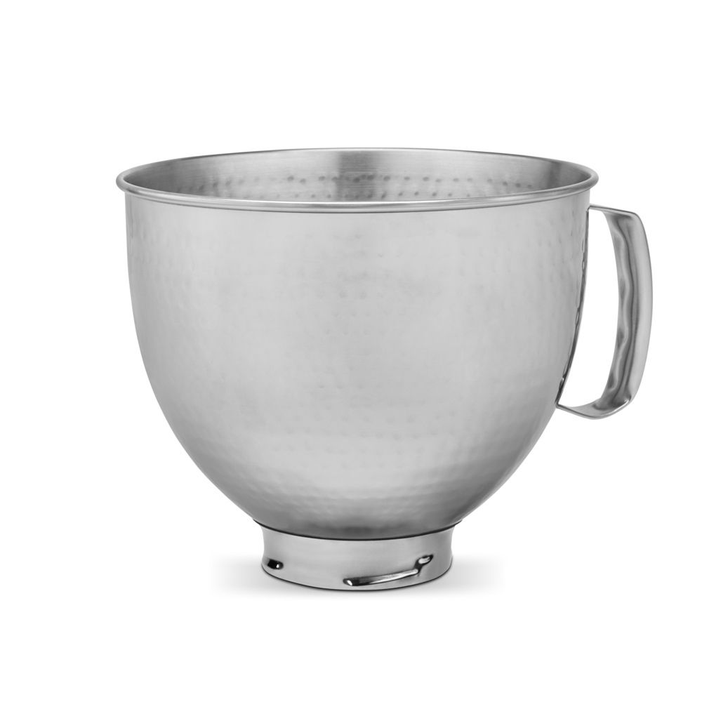 KitchenAid - 4,8 L Hammered stainless steel bowl